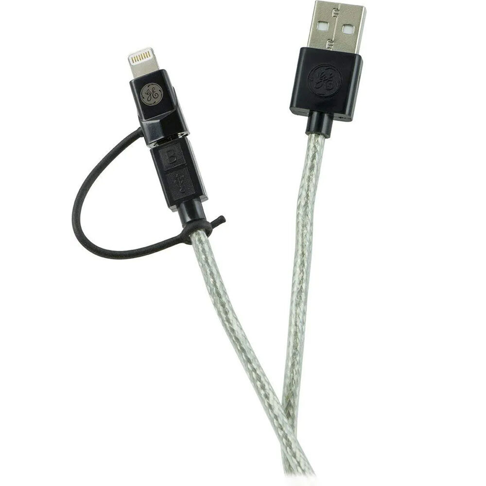 Cable 2 En 1 Micro Usb Adaptador Lightning 0.90 Mts image number 3.0