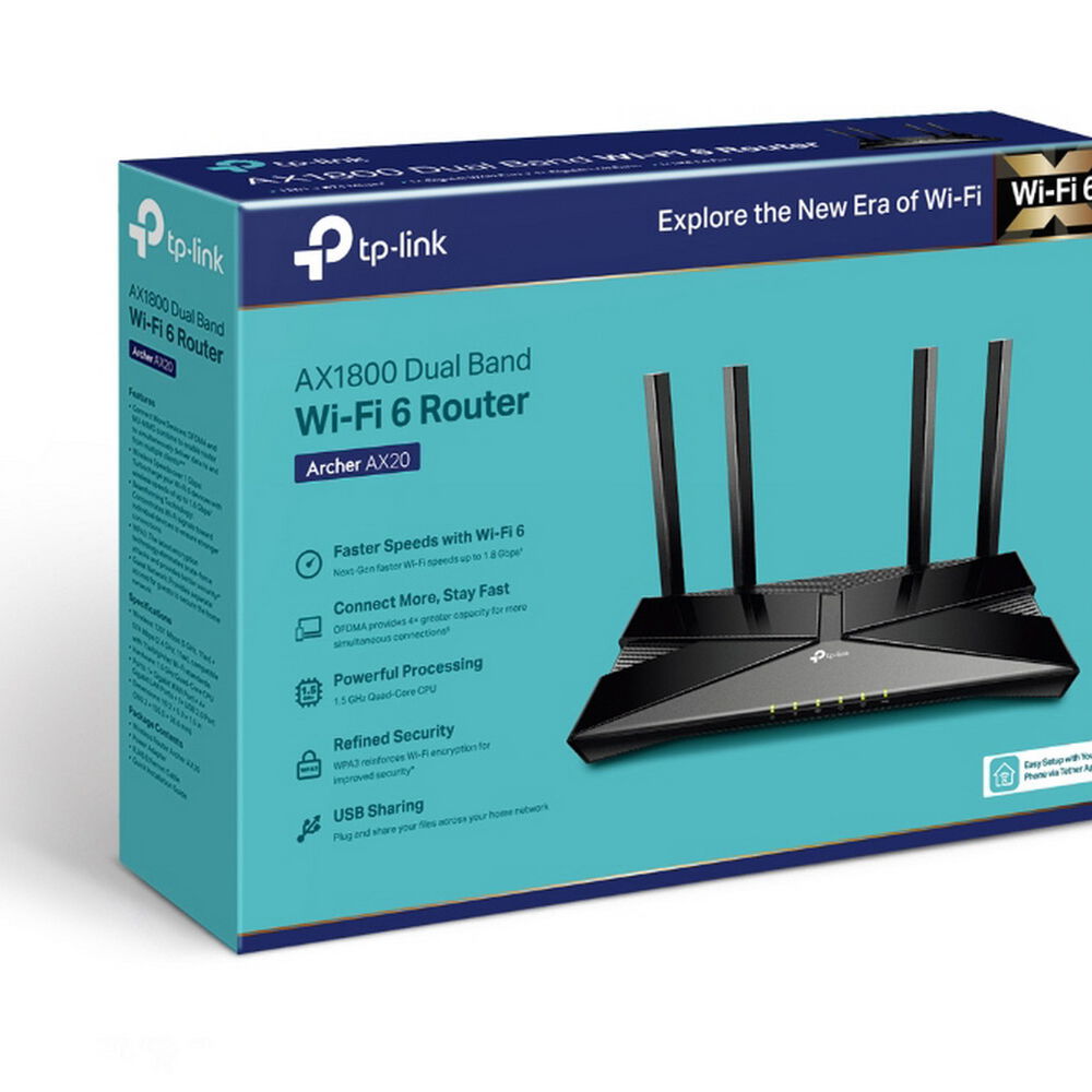 Router Tp-link Archer Ax20 Wi-fi 6 Ax1800 image number 3.0