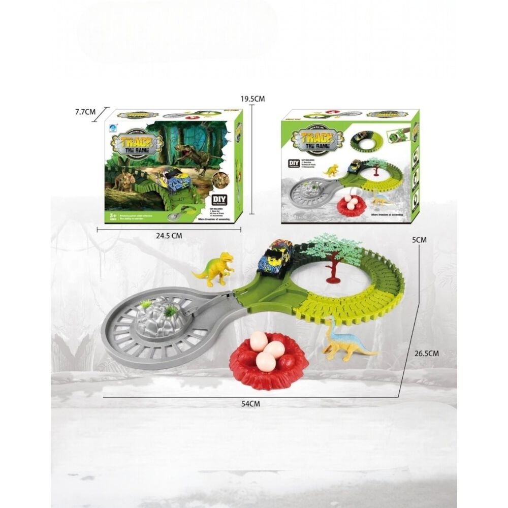 Juguete Autopista Parque Dinosaurio Flexible Para Ni&ntilde;os image number 6.0