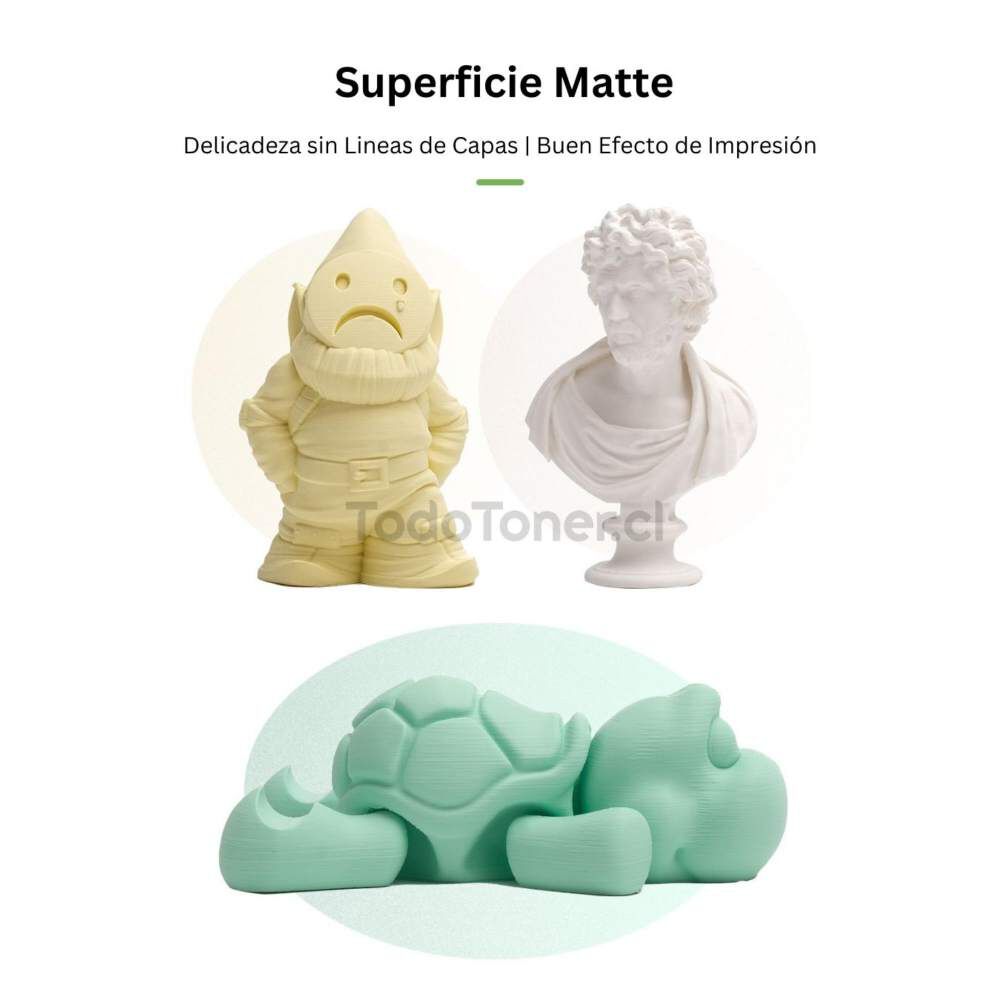 Filamento Pla Mate Amarillo Almendra 1kg Esun image number 4.0