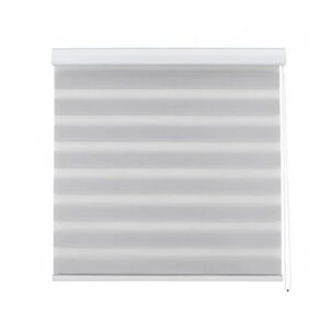 Cortina Roller Persiana Dúo Gris 120x220 Cm