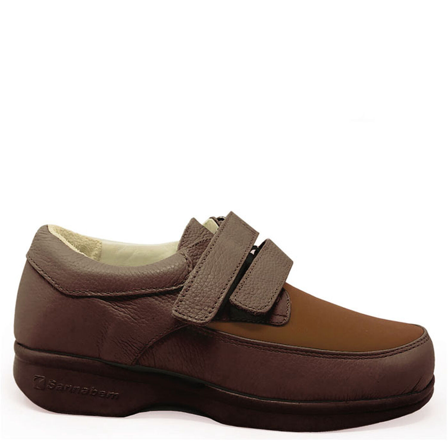 Zapato P/diabetico C/cierre Velcro Marron Talla 35-blunding image number 0.0