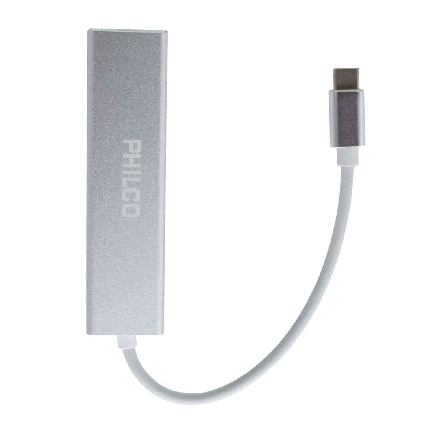 Adaptador Hub Usb C A Usb Y Rj45 Otg B42180 image number 1.0