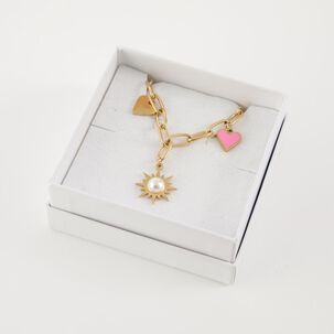 Collar 19v69 Italia Dorado Mujer Stne280