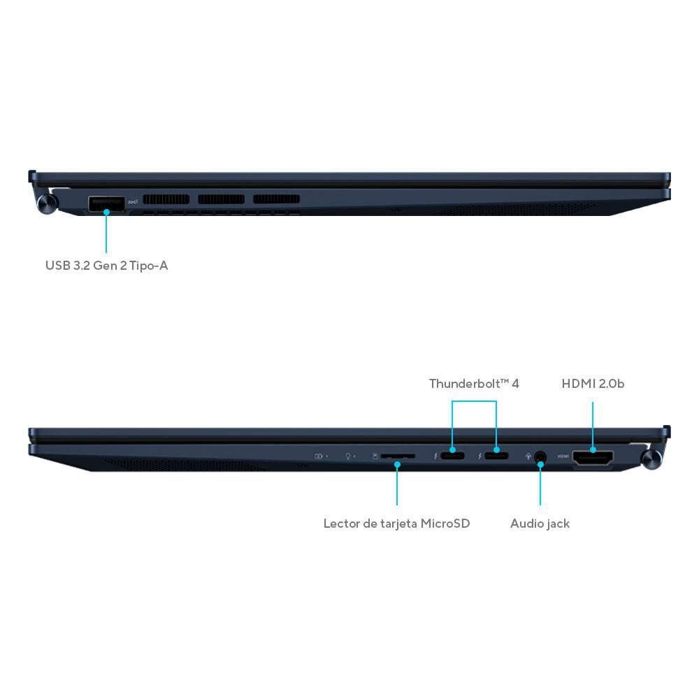 Notebook 14" Asus Zenbook 14 Oled UX3402 / Intel Core I7 / 16 GB RAM / 512 GB SSD image number 6.0
