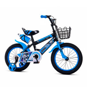 Bicicleta Infantil Aro 16 Con Canasto Y Botella Para Niños