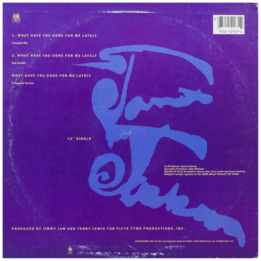 Janet Jackson - What Have You Done For Me Lately | 12" Maxi Single Usado image number 1.0
