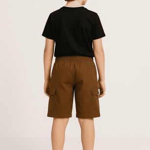 Bermuda Short Casual Cargo Ni&ntilde;os Moda Urbana
