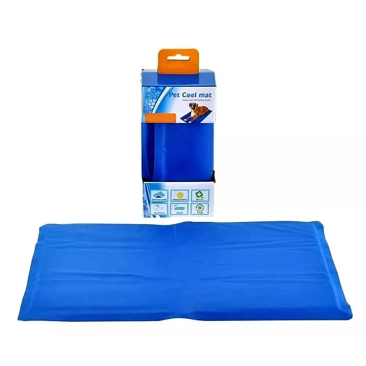 Manta Gel Talla L Dise&ntilde;o Lisa Frio Refrescante 90x50cm Azul image number 1.0
