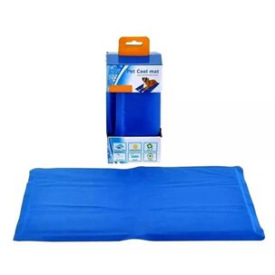 Manta Gel Talla L Dise&ntilde;o Lisa Frio Refrescante 90x50cm Azul