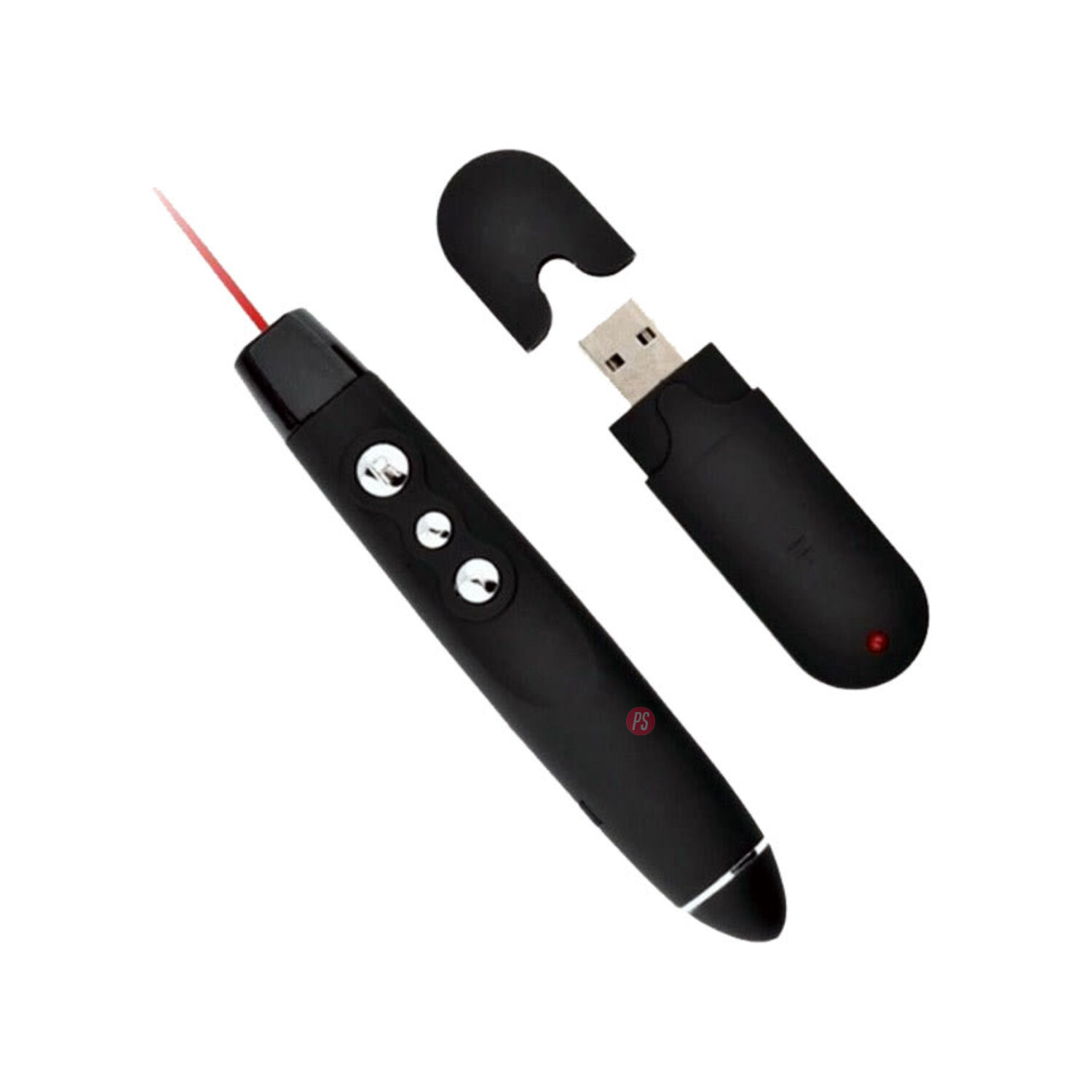 Puntero Control Diapositiva Inal&aacute;mbrico Con Laser - Ps image number 1.0