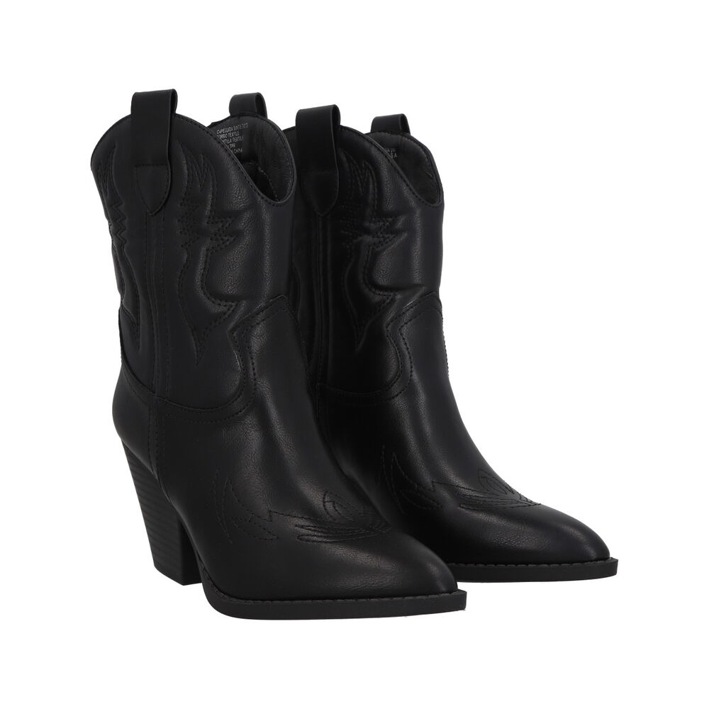 Bota Mujer Negro Texana Luxu Police image number 3.0