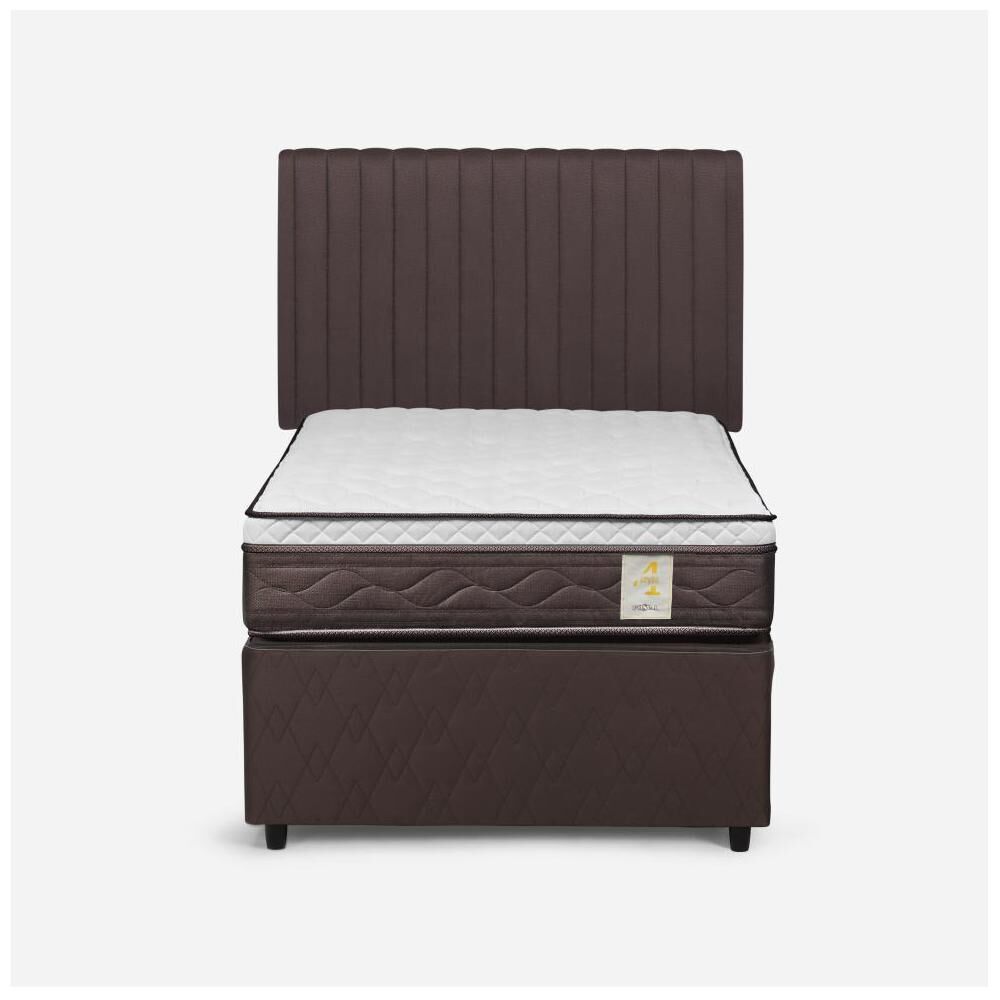 Cama Nido Rosen New Style 4 Plus / 1.5 Plazas / Base Normal + Respaldo image number 0.0