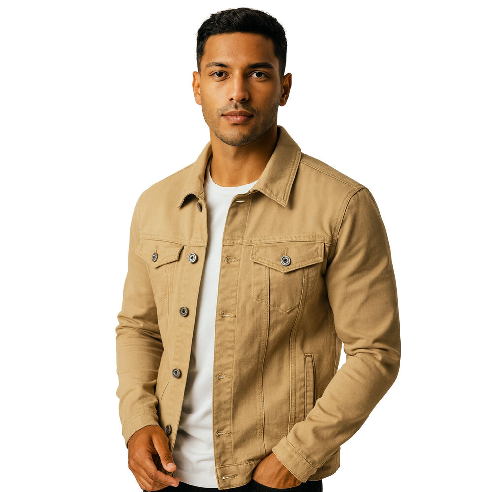 Chaqueta Denim Clasica Hombre image number 0.0