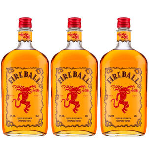 3 Whisky Fireball Cinamonn, Whiskey
