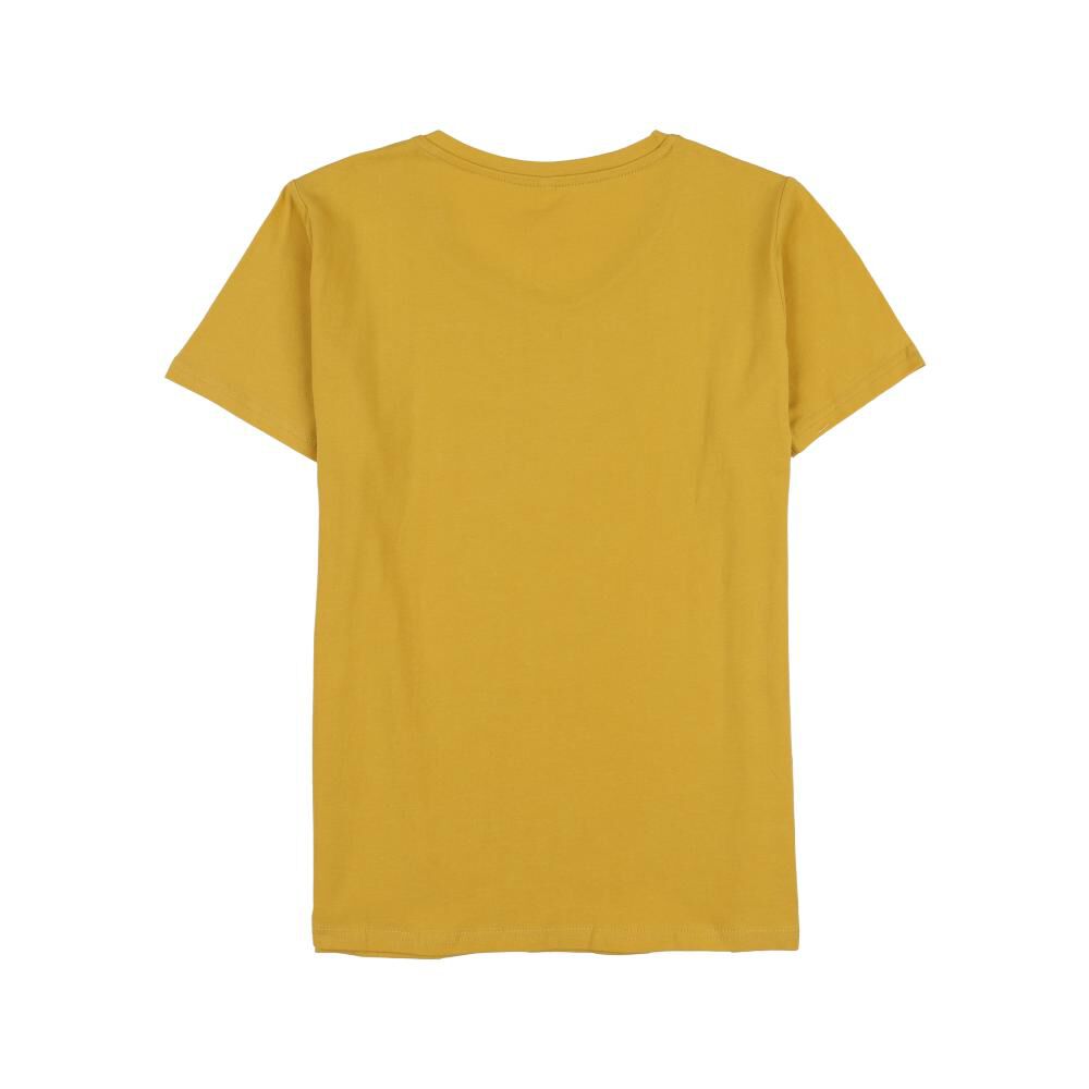 Polera Lisa Full Color Manga Corta Cuello Redondo Mujer Geeps image number 1.0