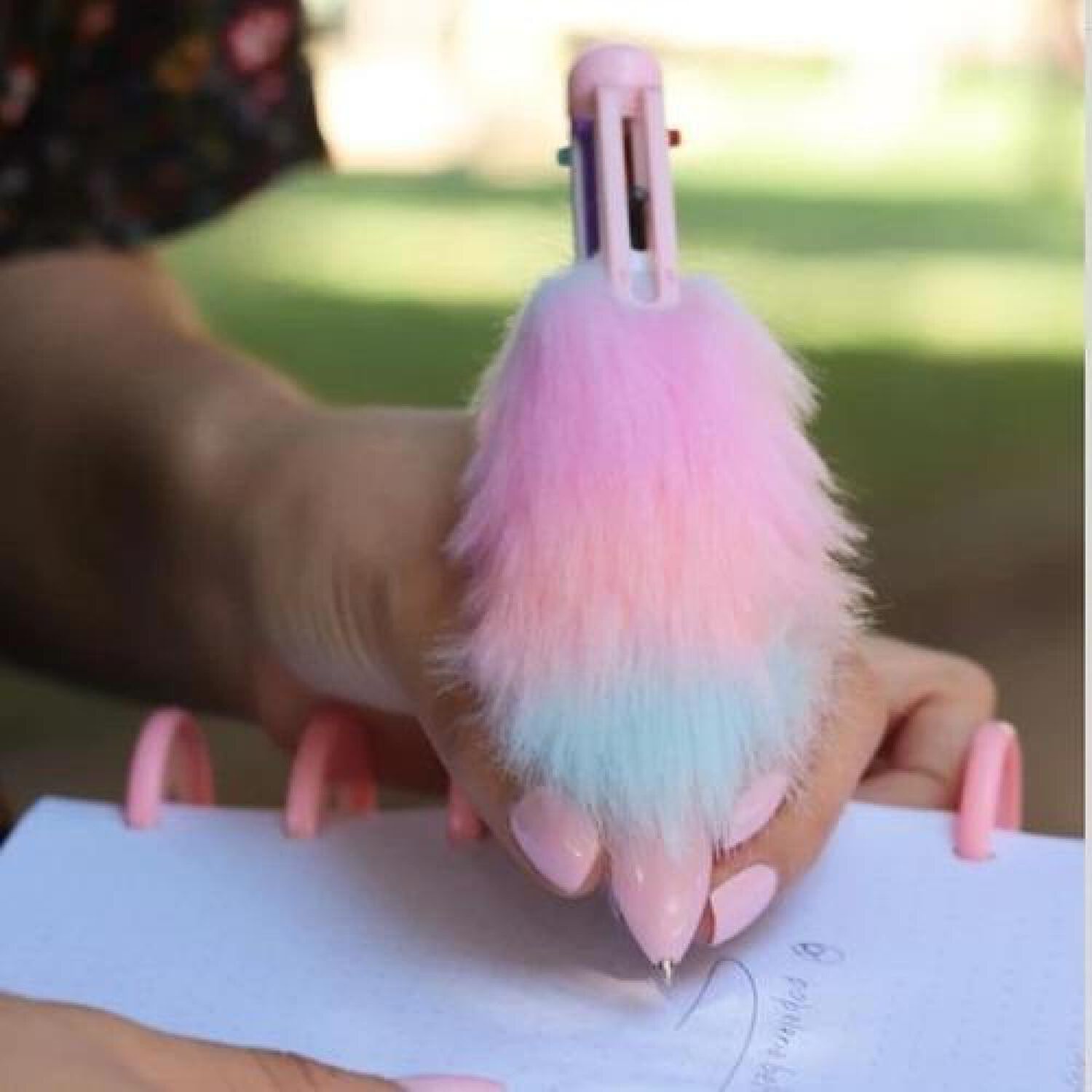 L&aacute;piz Felpa Plush Unicornio Arcoiris Kawaii image number 1.0