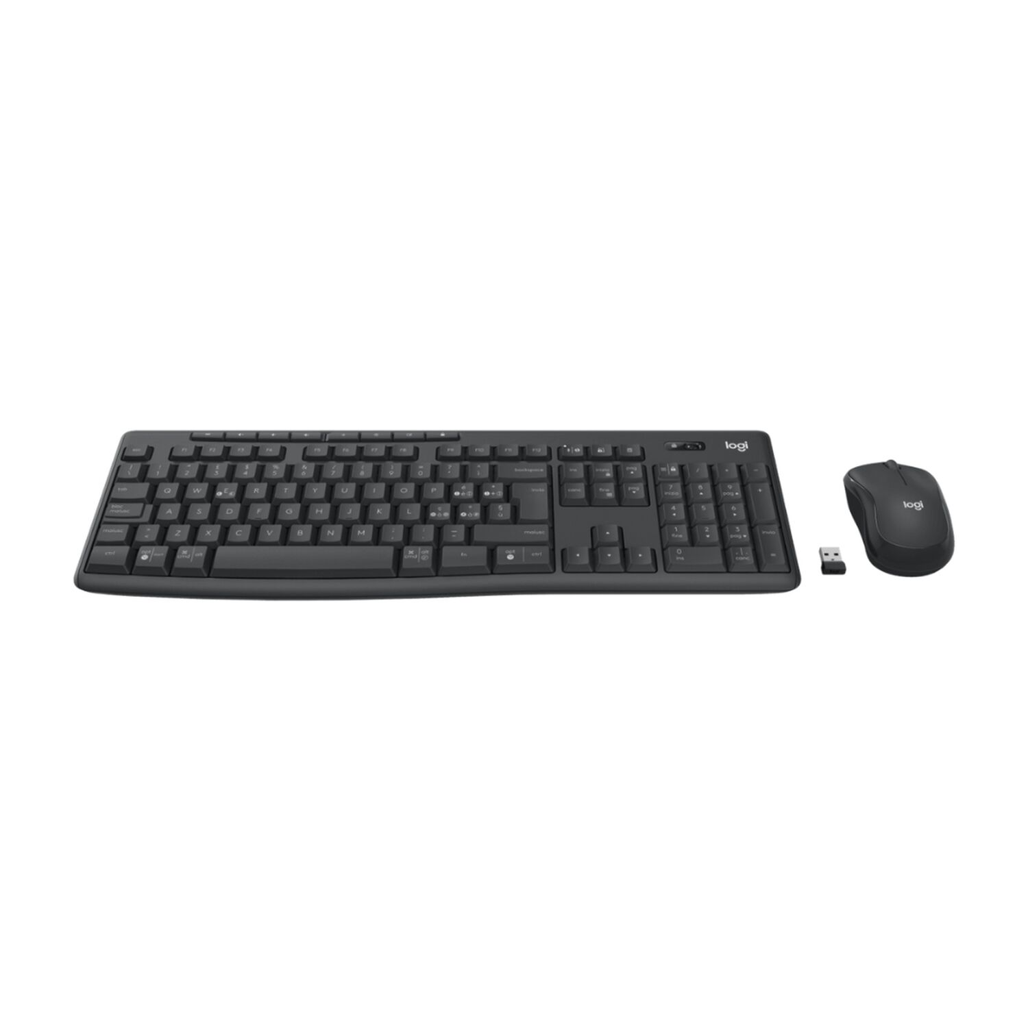 Logitech Kit Mouse Y Teclado Mk370 Espa&ntilde;ol Negro image number 2.0