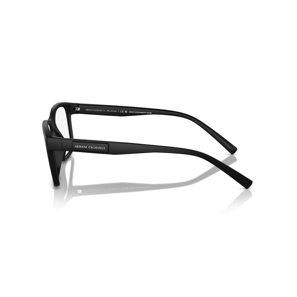 Lentes Ópticos Negro Mate Armani Exchange image number 2.0