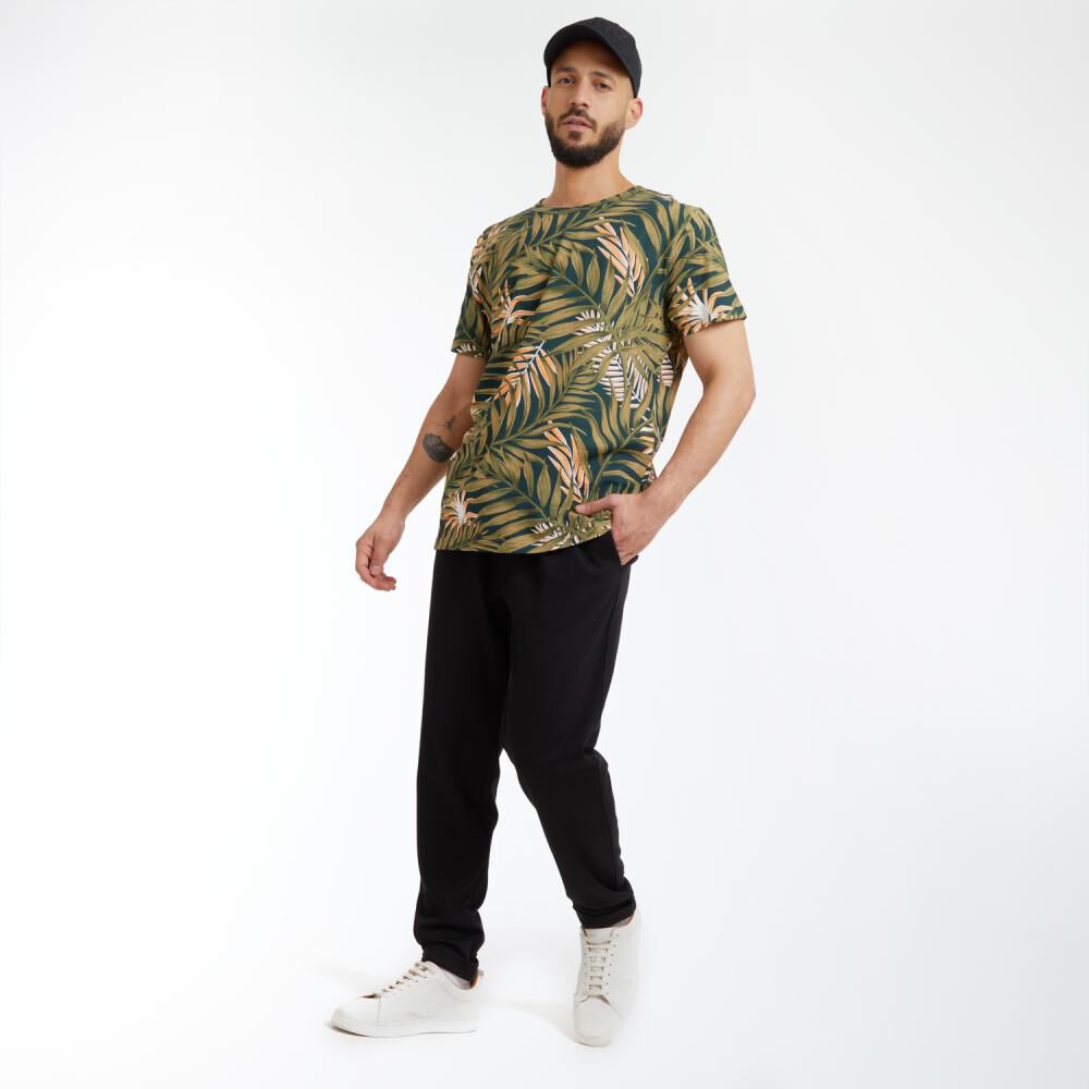 Pantalón Tiro Medio Slim Fit Hombre Az Black image number 1.0