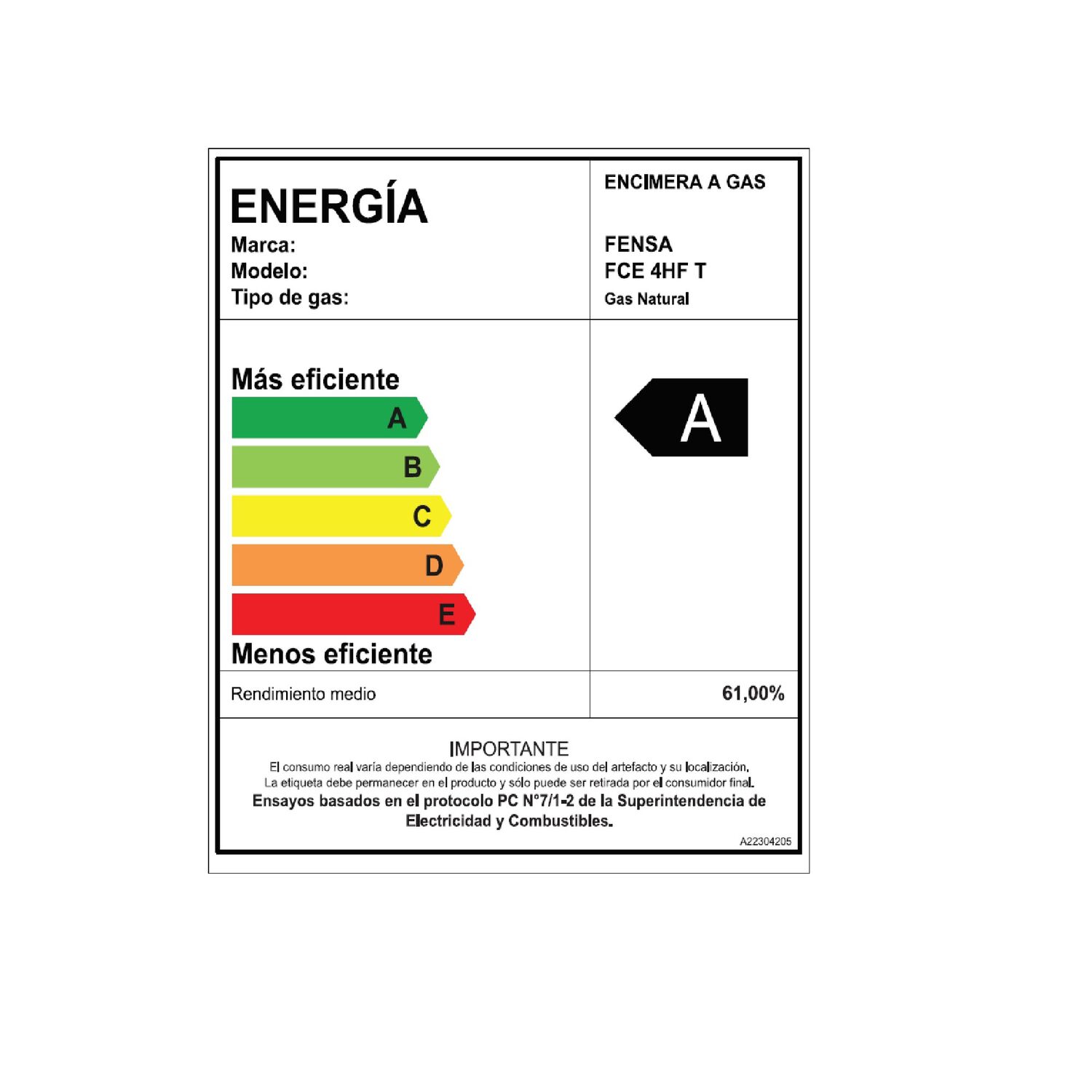 Kit Encimera Fce 4hf T + Campana Fx6160 + Horno F 1060n A image number 11.0