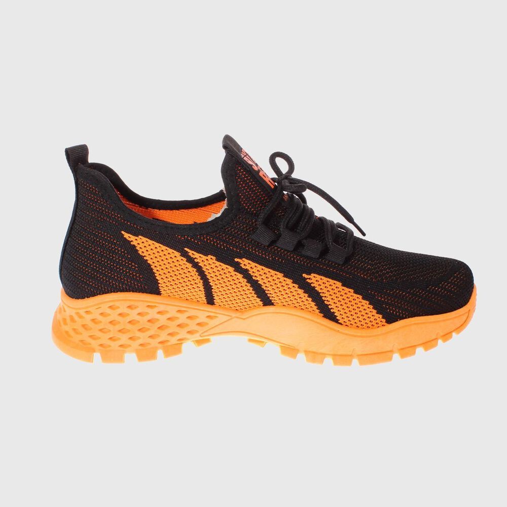 Zapatilla N/naranjo V&iacute;a Franca Art. 82109a20814hnblackorange image number 3.0