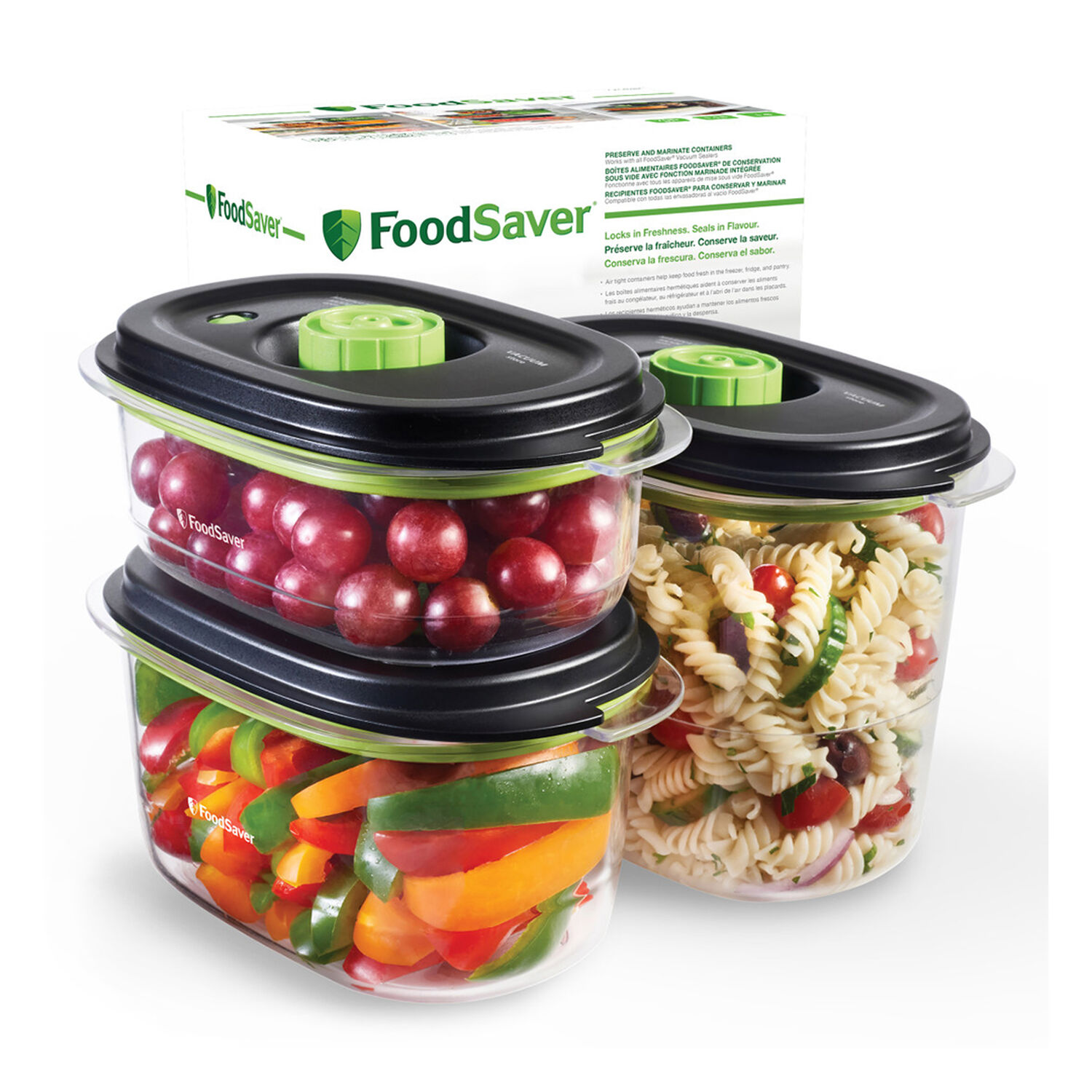 Pack 3 Contenedores Foodsaver Con Marinador image number 9.0
