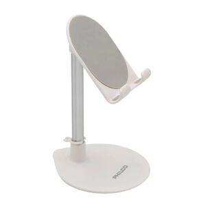 Soporte Sobremesa Para Celular Ajustable Blanco