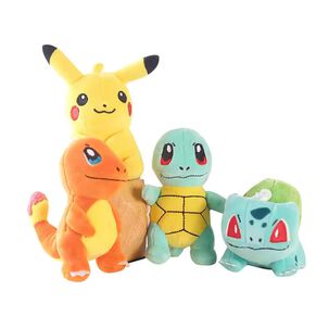 Juguete Pack 6 Peluches Llaveros Pokemon 13cm Infantil