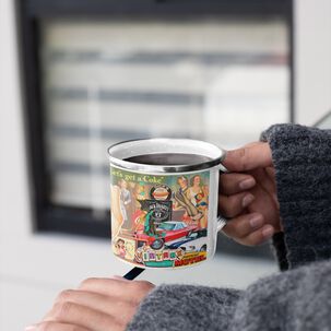 Taza Enlozada Lechera Estilo Vintage Años 50
