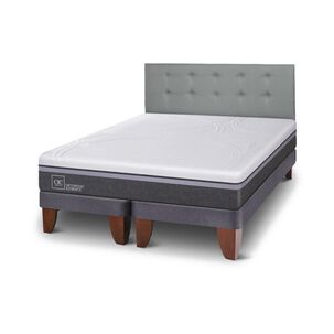Cama Europea Cic Ortopedic Advance / King / Base Dividida + Respaldo