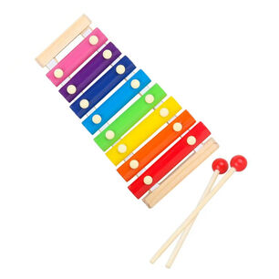 Xilofono Juguete Madera 8 Notas Instrumento Percusion Ni&ntilde;os