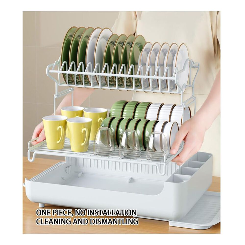 Escurridor Secador De Utensilios 2 Niveles Negro image number 4.0