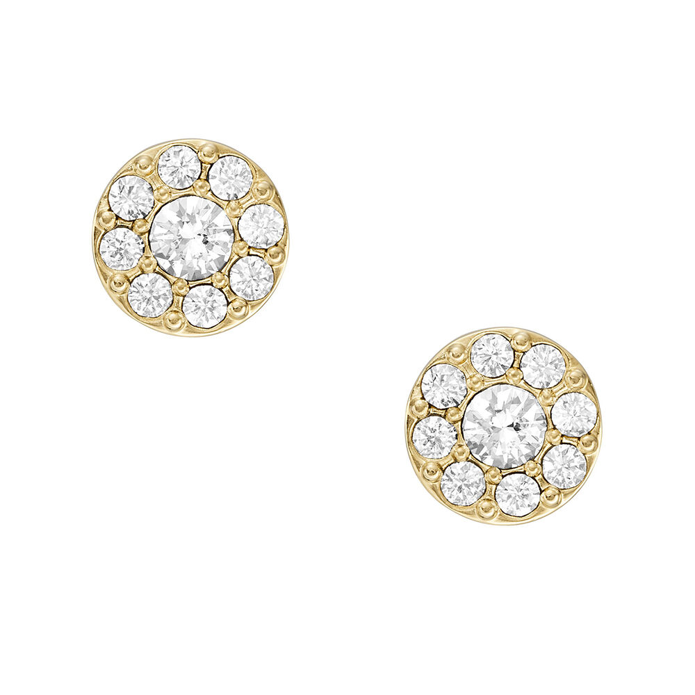 Aros Fossil Jf04375710 Dorado Mujer image number 0.0