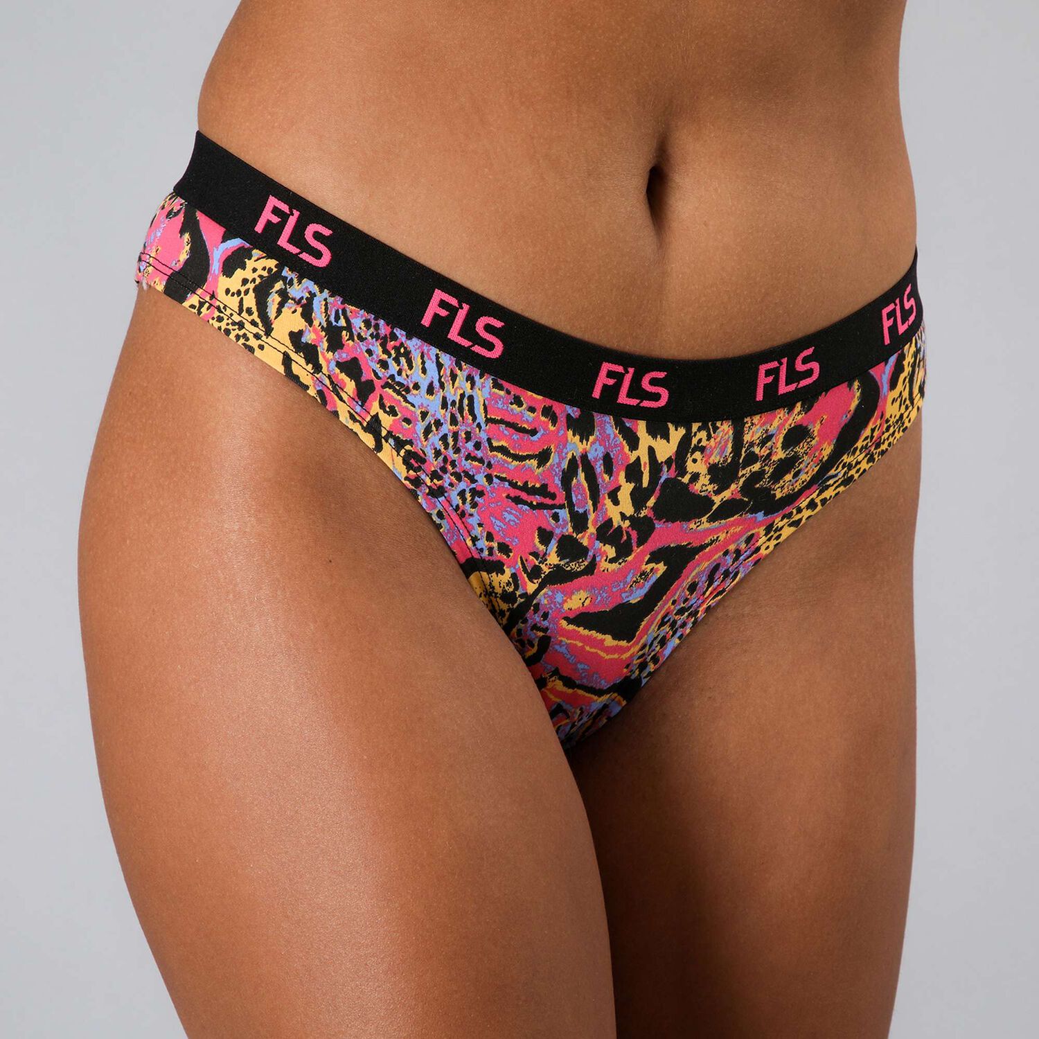Pack 3x Bikini Algodon Fls Flores Mujer 25586-251 image number 2.0