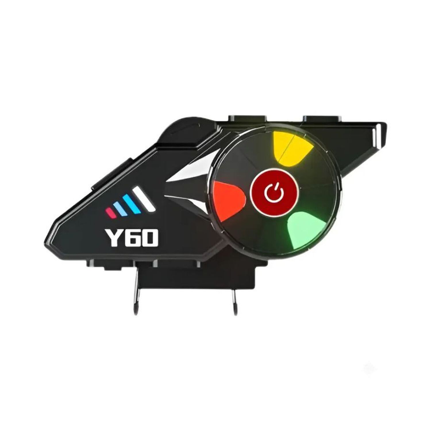 Intercomunicador Para Casco Moto Y60 Bluetooth Luces Rgb image number 0.0