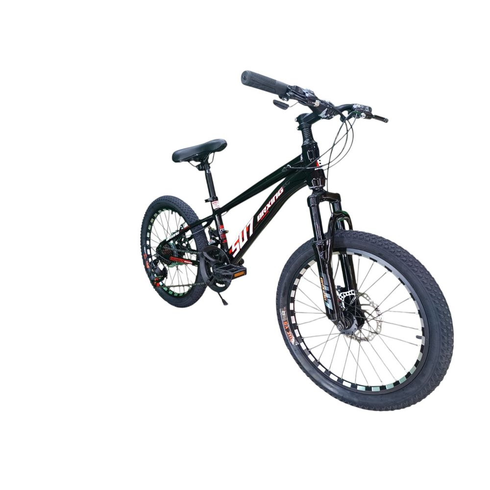 Bicicleta Aro 20 Brxing Su7 Negro Con Freno Disco Y 21 Velocidades image number 1.0