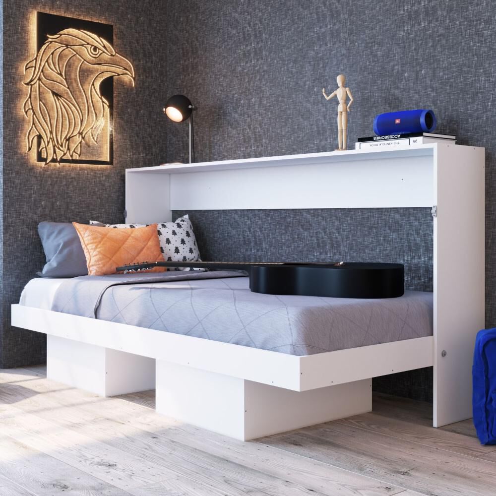 Cama Multifuncional Hoga Manhattan Horizontal / 1 Plaza / Sommier image number 2.0