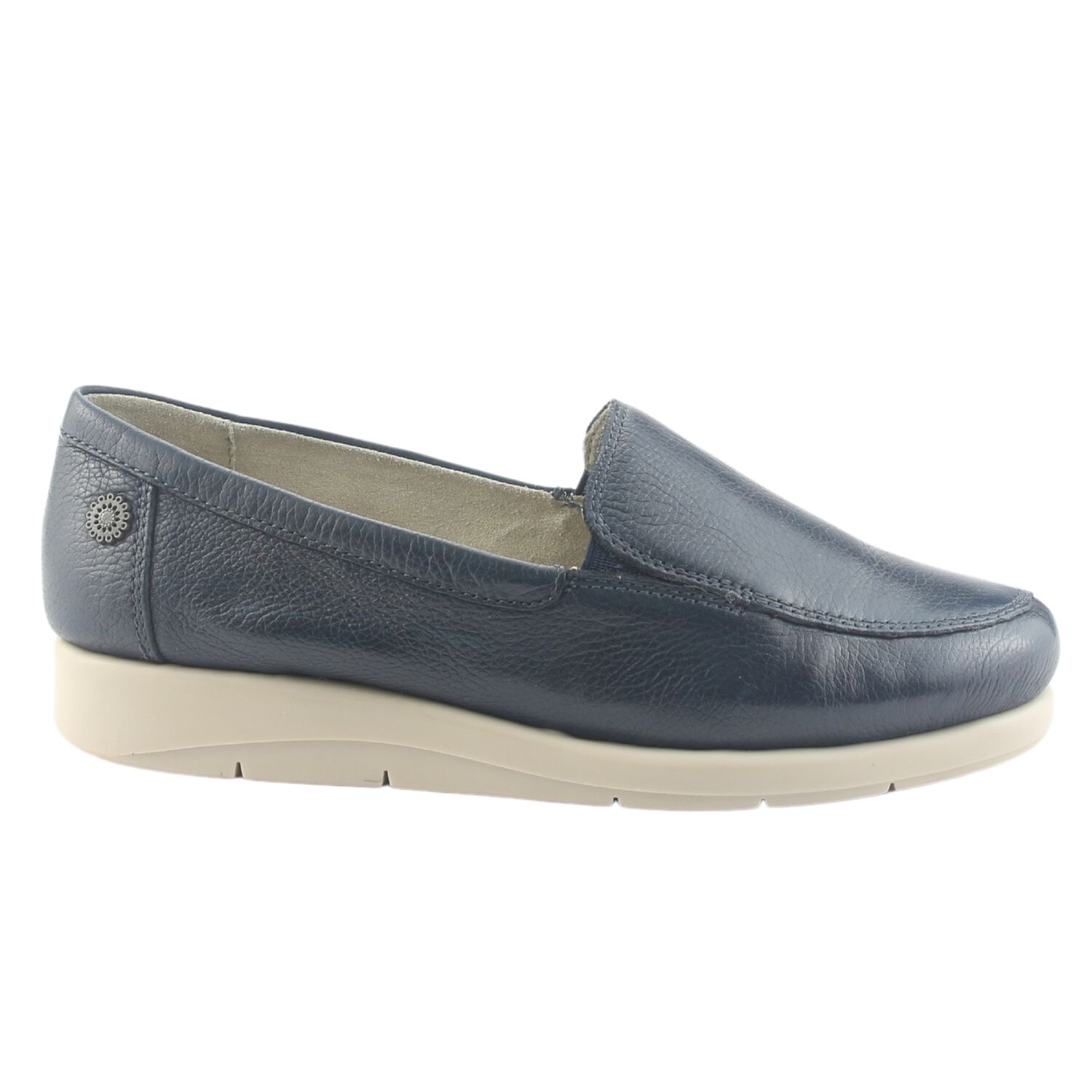 Mocasin De Cuero Chalada Mujer Cira-1 Azul Casual image number 0.0