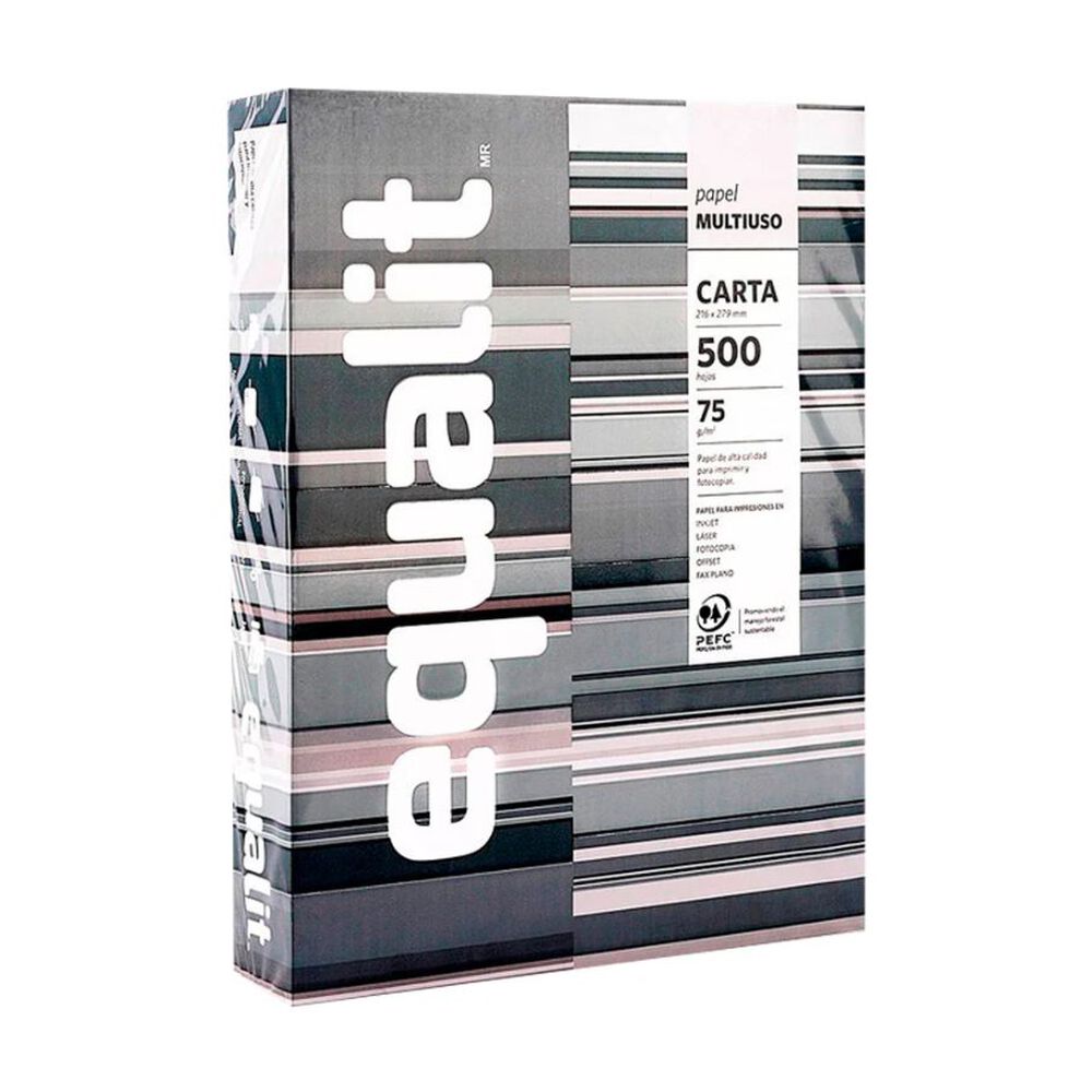 Resma Papel Fotocopia Carta 75gr. Equalit image number 1.0