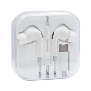 Audifonos Manos Libres Manos Libres Usb C Blanco C21