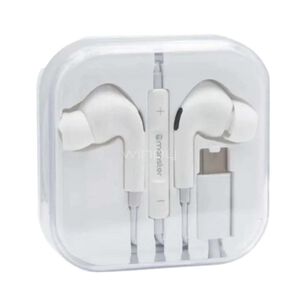 Audifonos Manos Libres Manos Libres Usb C Blanco C21