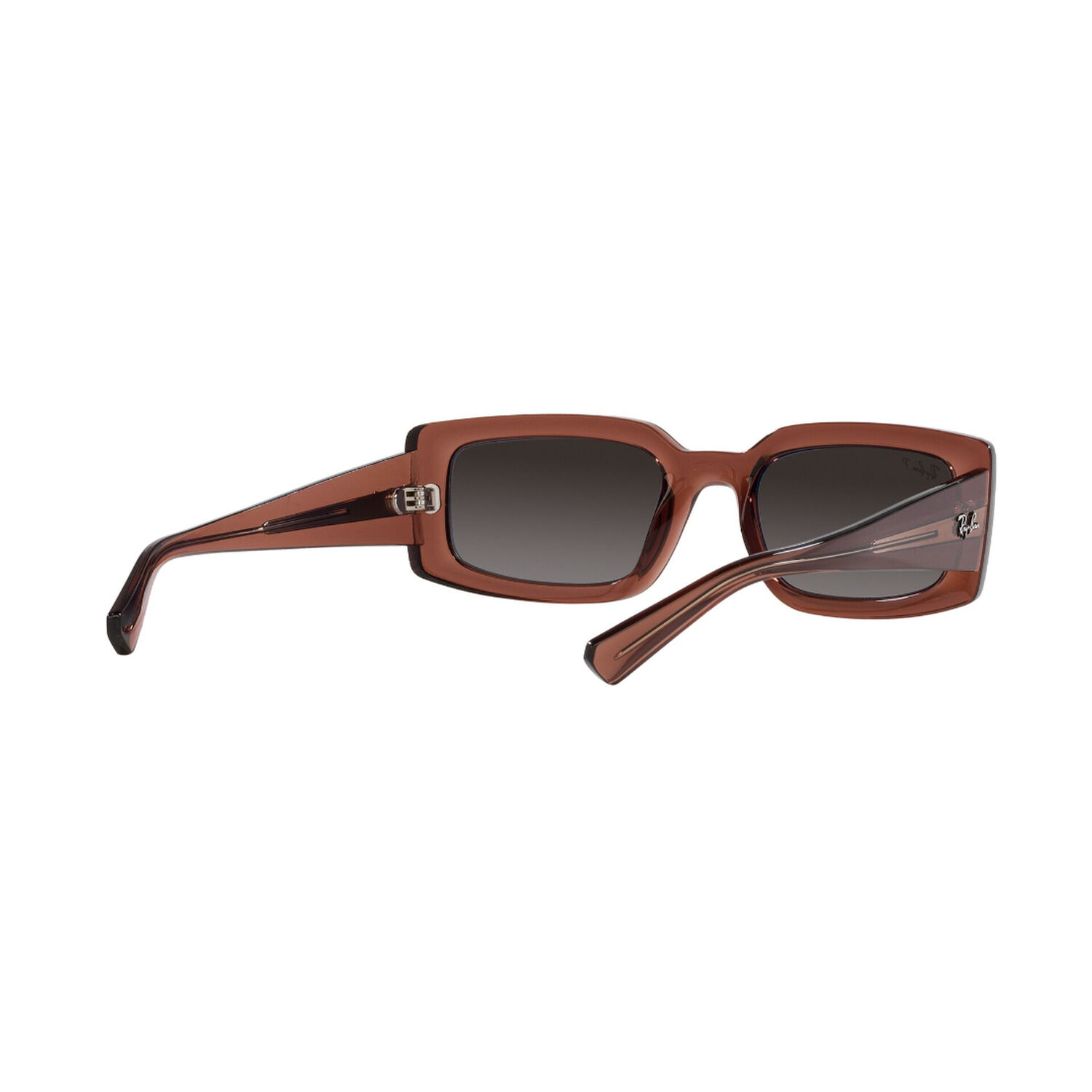Lentes De Sol Kiliane Transparent Brown Polarizados Bio-based Sustentable Ray-ban image number 7.0