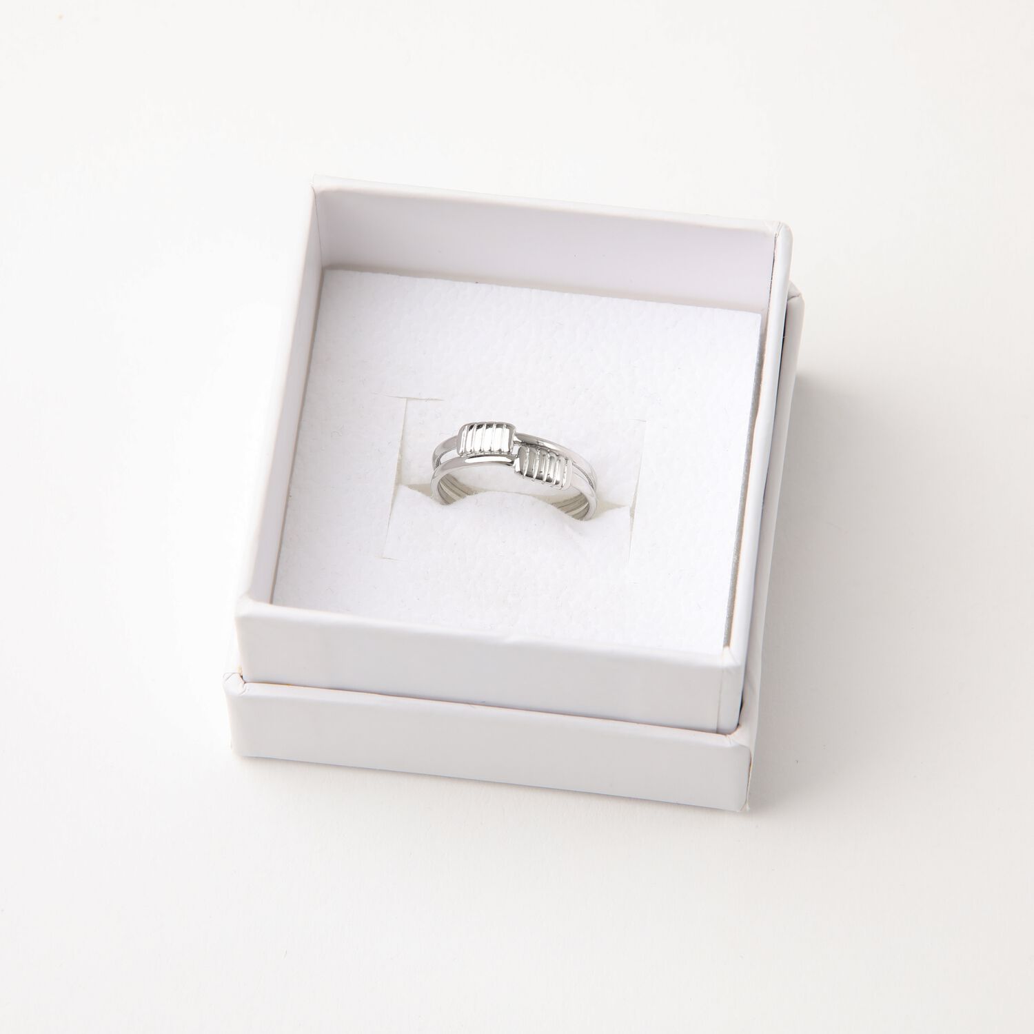 Anillo 19v69 Plateado Mujer Str222 image number 2.0