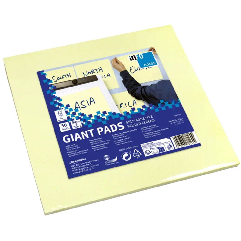 Pads Notas Adhesivas Gigantes 50hojas 30x30cms - Ps image number 0.0