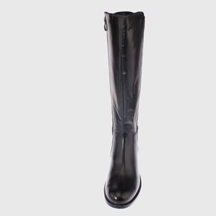 Bota Cuero Negro V&iacute;a Franca Art. 511982312negro