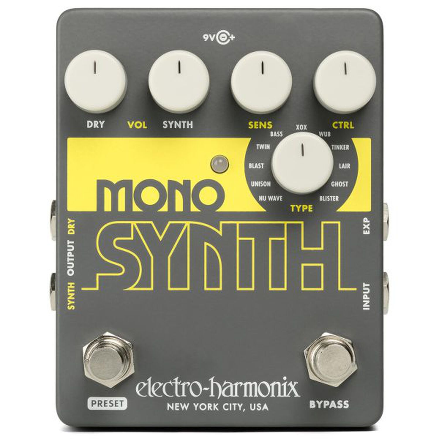 Pedal Sintetizador De Guitarra Mono Synth Electro Harmonix image number 0.0
