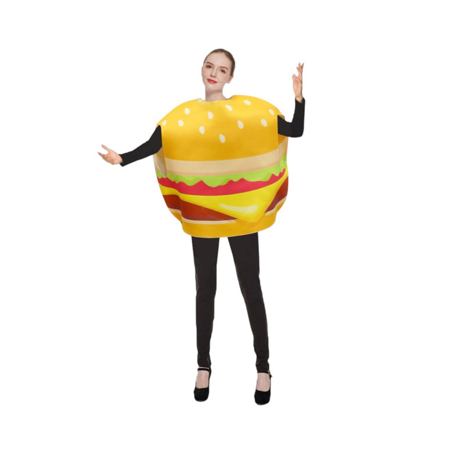 Disfraz Cosplay Hamburguesa Adulto image number 0.0