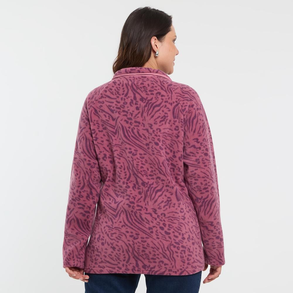 Polerón Animal Print Cuello Alto Mujer Sexy Large image number 3.0