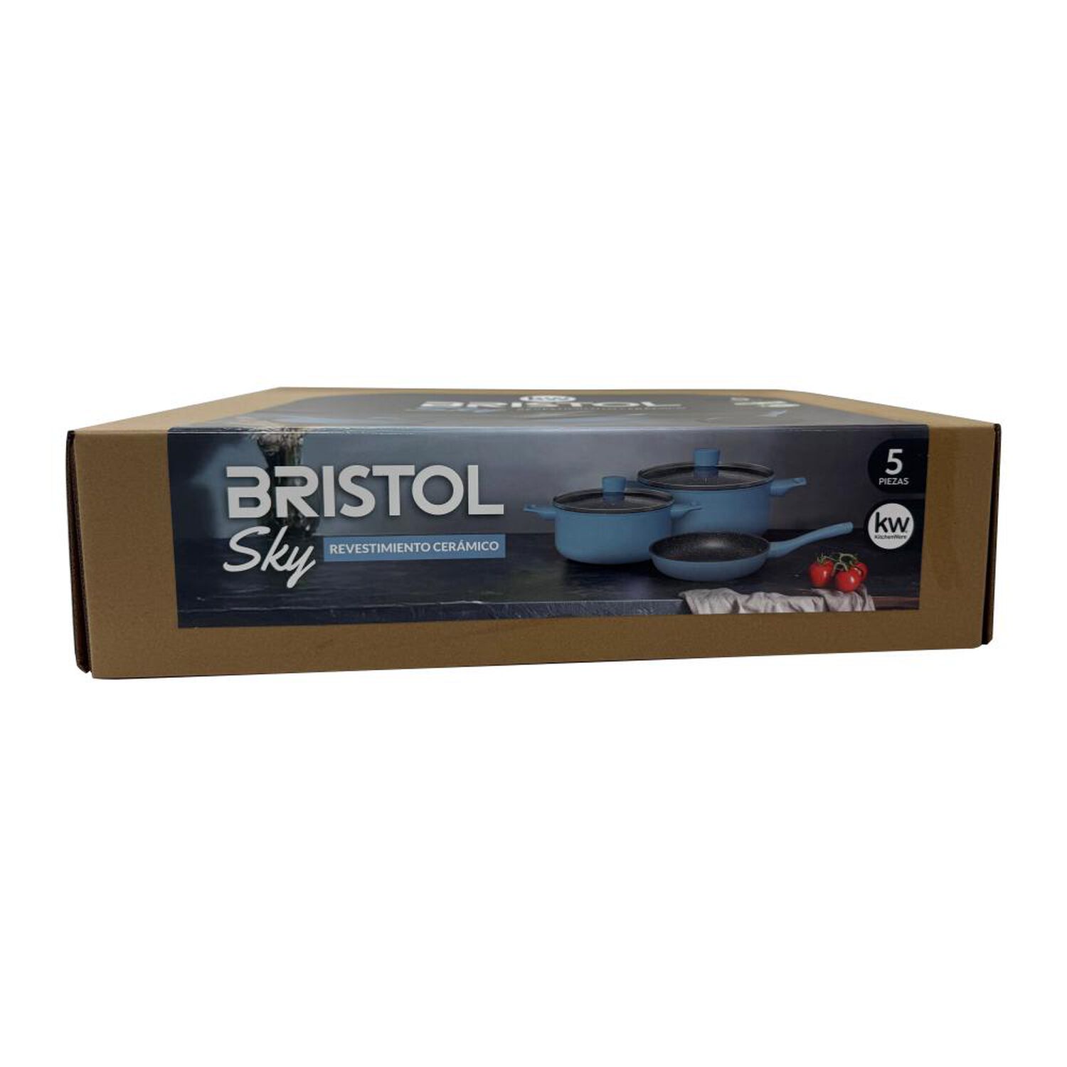 Bateria Alum Ceramica Bristol Sky Kitchenware / 5 Piezas image number 19.0